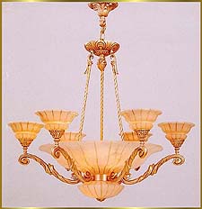 Alabaster Chandeliers Model: RL 1581-100